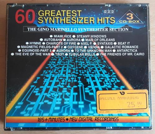 60 Greatest Synthesizer Hits - 3 Cd box, Cd's en Dvd's, Cd's | Instrumentaal, Zo goed als nieuw, Boxset, Ophalen of Verzenden