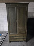 Vintage Kledingkast - Groen, Ophalen of Verzenden