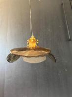 led hanglamp glas bloem, Huis en Inrichting, Lampen | Hanglampen, Ophalen of Verzenden, Zo goed als nieuw, Glas
