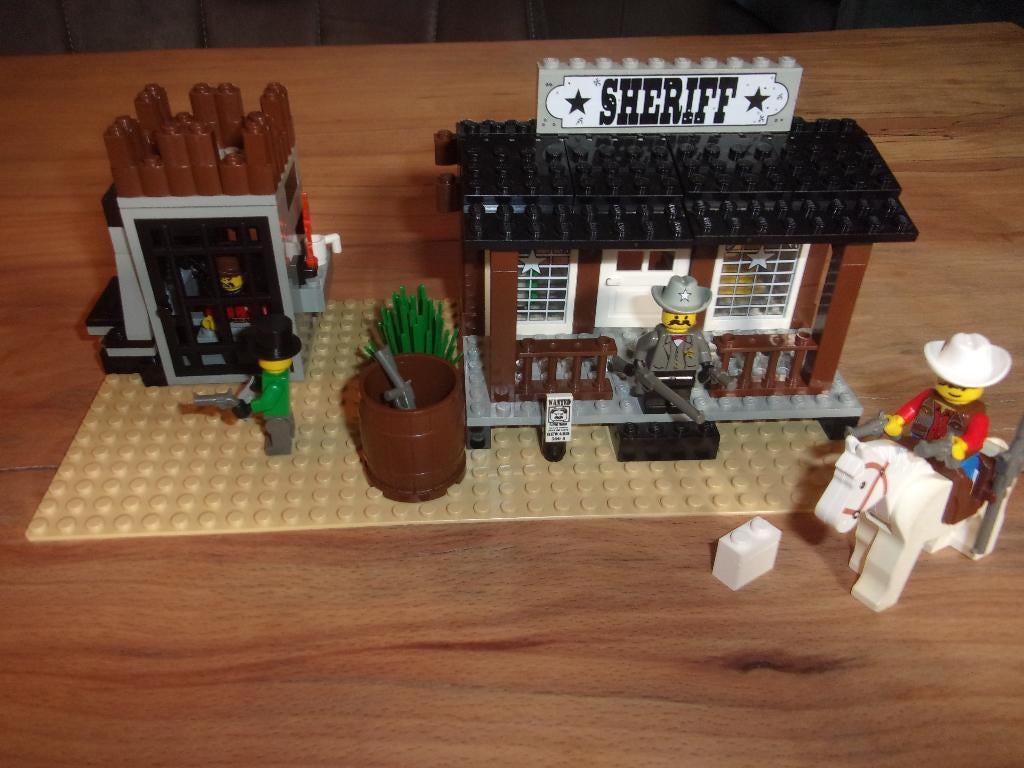 Lego Western  6755-1 Sheriff's Lock Up uit 1996, Ophalen of Verzenden, Gebruikt, Complete set, Lego