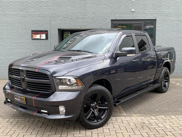 Dodge Ram 1500 Sport 5.7L V8 Hemi 401PK LPG 4X4 Lage bijtell, Auto's, Dodge, Bedrijf, Te koop, RAM 1500, 4x4, Lederen bekleding