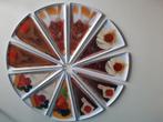 11 taartschaaltjes, ca. 22 cm. lang en breed 12 cm., Huis en Inrichting, Keuken | Servies, Ophalen of Verzenden