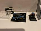 1995 wereldkampioen Schumacher 1:43 plus helm 1:8, Ophalen of Verzenden, Nieuw, Formule 1