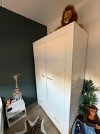 Kledingkast hoogglans wit, Ophalen, Kunststof, Gebruikt, 50 tot 100 cm