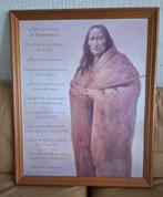 poster native indiaan, Rechthoekig Staand, Ophalen of Verzenden, Zo goed als nieuw, A1 t/m A3