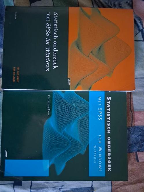 Statistisch onderzoek met SPSS for Windows & het werkboek, Boeken, Informatica en Computer, Zo goed als nieuw, Ophalen of Verzenden