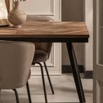 Eettafel 180 x 90 cm - Teakhout | WOOOD / BePureHome Rhombic, Huis en Inrichting, Tafels | Eettafels, Ophalen, Landelijk, industrieel