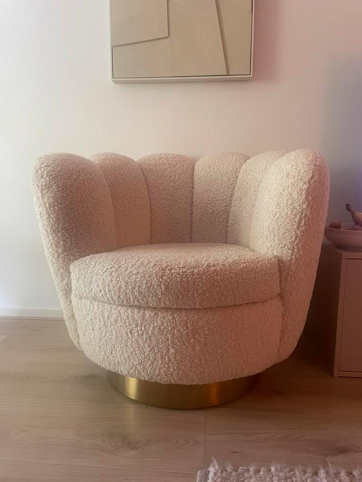 Eichholtz swivel chair Mirage, Huis en Inrichting, Fauteuils, Zo goed als nieuw, 50 tot 75 cm, Ophalen of Verzenden