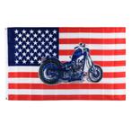 Vlag USA-motor, Motoren, Accessoires | Overige, Nieuw, Vlaggen