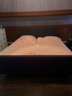 Aangeboden twee persoonsbed, Huis en Inrichting, Slaapkamer | Bedden, Ophalen, Gebruikt, Tweepersoons, 180 cm