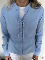 H&M blouse streepje licht blauw wit, Maat 38/40 (M), H&M, Blauw, Ophalen of Verzenden
