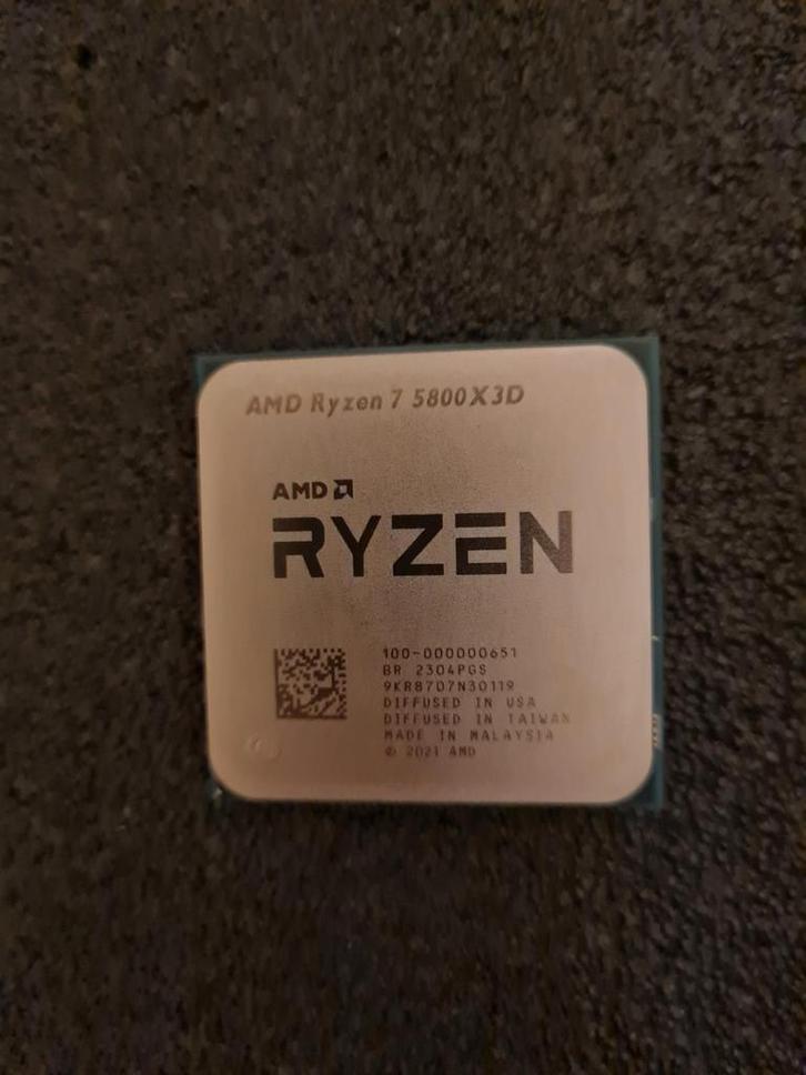 AMD Ryzen 7 5800X3D CPU, Computers en Software, Processors, Zo goed als nieuw, 8-core, 3 tot 4 Ghz, Ophalen of Verzenden