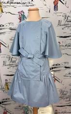 Burberry grijsblauwe trench dress jurk maat 10 (450 euro), Burberry, Customercare@burberry.com, Burberry EU, Zo goed als nieuw