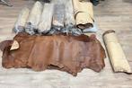 **NIEUW Kalfsleer / Vellen / Leder / Huiden 3 voor 75 Euro**, Bruin, Ophalen of Verzenden, Zo goed als nieuw, 30 tot 120 cm