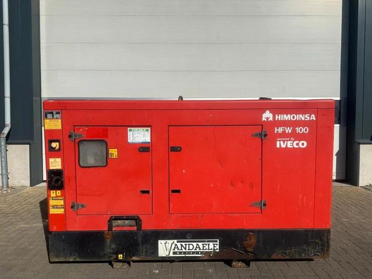 Himoinsa HFW 100 T5 Iveco Mecc Alte Spa 100 kVA Silent gener, Zakelijke goederen, Machines en Bouw | Aggregaten, Ophalen of Verzenden
