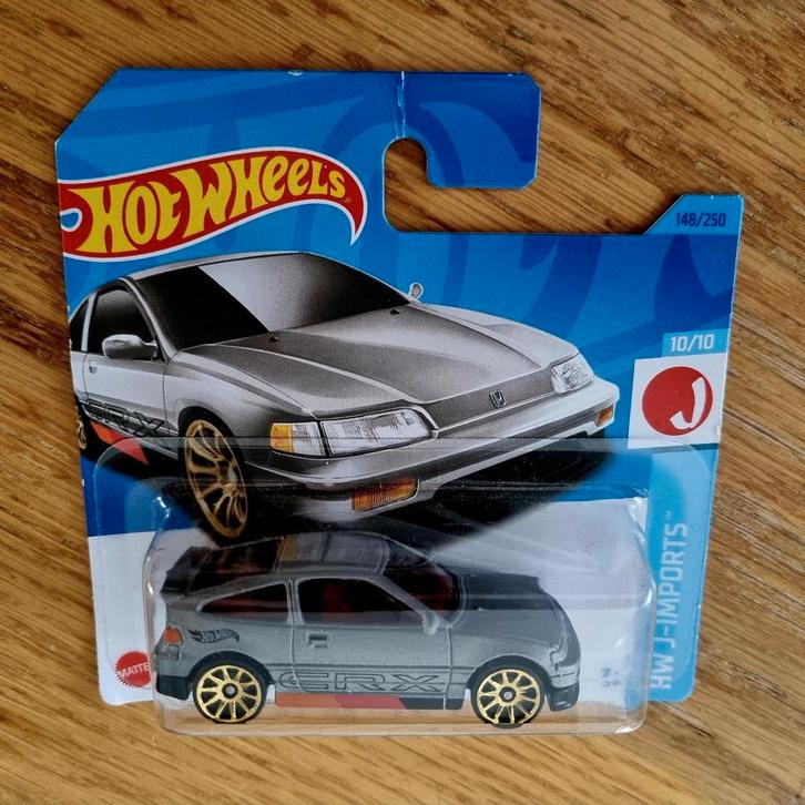 531 - Hotwheels Honda CRX in verpakking., Hobby en Vrije tijd, Modelauto's | Overige schalen, Nieuw, Auto, Ophalen of Verzenden