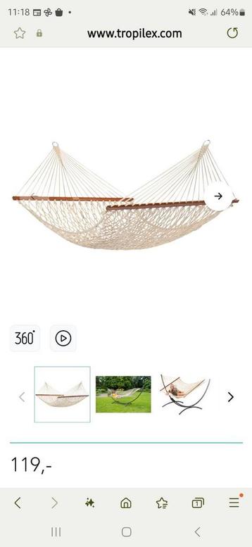 Hammock family, rope, nature, ecru, bevestigingsset, nieuw beschikbaar voor biedingen