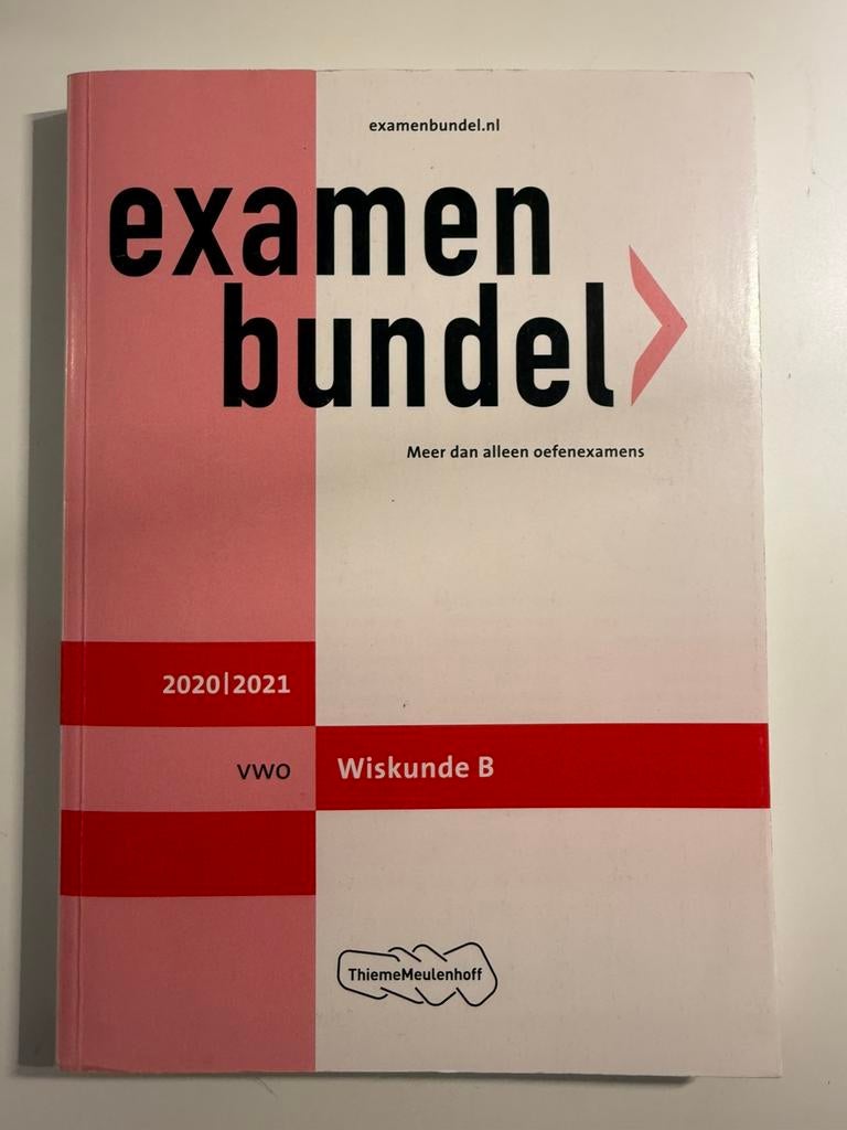 Examenbundel Wiskunde B VWO 2021, Boeken, Schoolboeken, Ophalen of Verzenden, Gelezen, HAVO, Wiskunde B