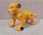 Simba Lion King beweegbaar hoogte 6 cm en lengte 11 cm, Ophalen of Verzenden, Leeuwenkoning of Jungle Boek, Zo goed als nieuw