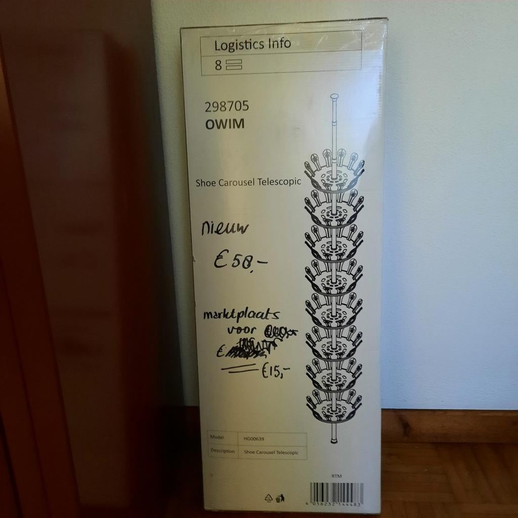 Schoenenrek voor heel veel paar schoenen., Ophalen
