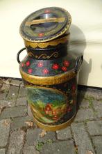 Beschilderde melkbus, Ophalen