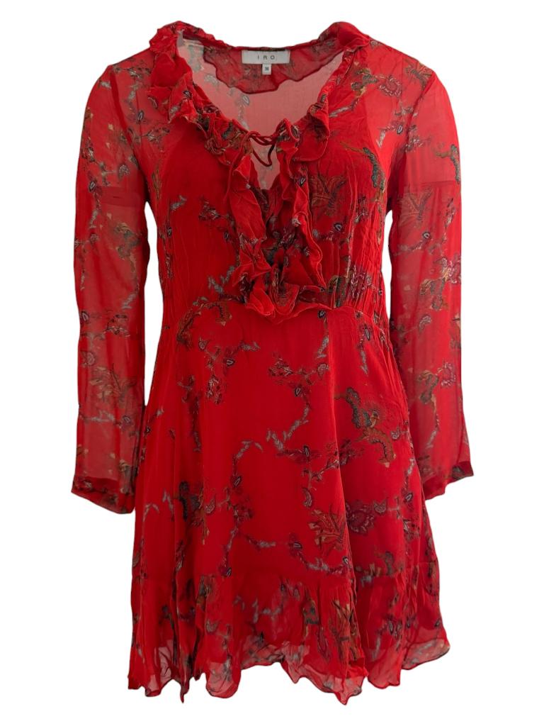 Iro jurk S, Kleding | Dames, Jurken, Zo goed als nieuw, Zwart, Boven de knie, Verzenden