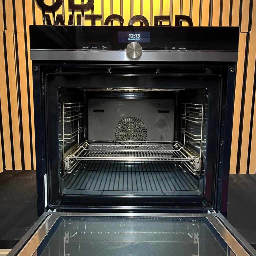 Luxe IQ700 siemens combi oven magnetron 60cm hoog, Ophalen, 60 cm of meer, Zo goed als nieuw, Oven met grill