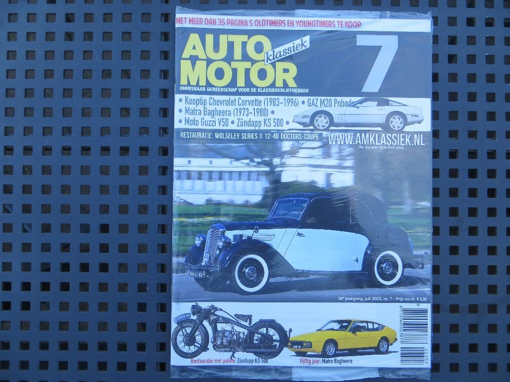 Auto Motor Klassiek 7 2023 Matra Bagheera, tips Corvette C4, Ophalen of Verzenden, Nieuw, Chevrolet