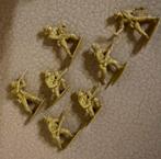 7 olijfgroene mini plastic soldaatjes 2 cm, Hobby en Vrije tijd, Modelbouw | Figuren en Diorama's, Ophalen of Verzenden, Zo goed als nieuw