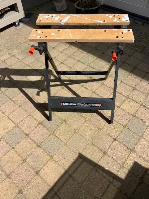 Black and Decker Workmate, Doe-het-zelf en Verbouw, Werkbanken, Ophalen, Gebruikt, Minder dan 70 cm, Inklapbaar