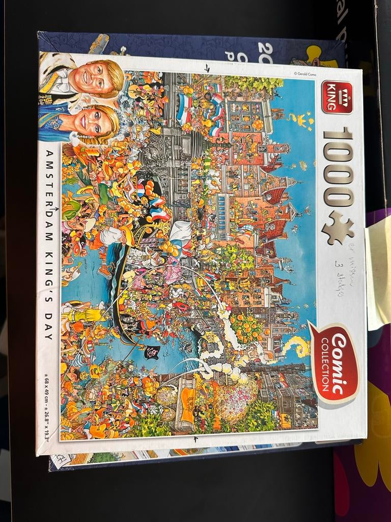 Leuke Koningsdag puzzel, Ophalen, 500 t/m 1500 stukjes, Gebruikt, Legpuzzel