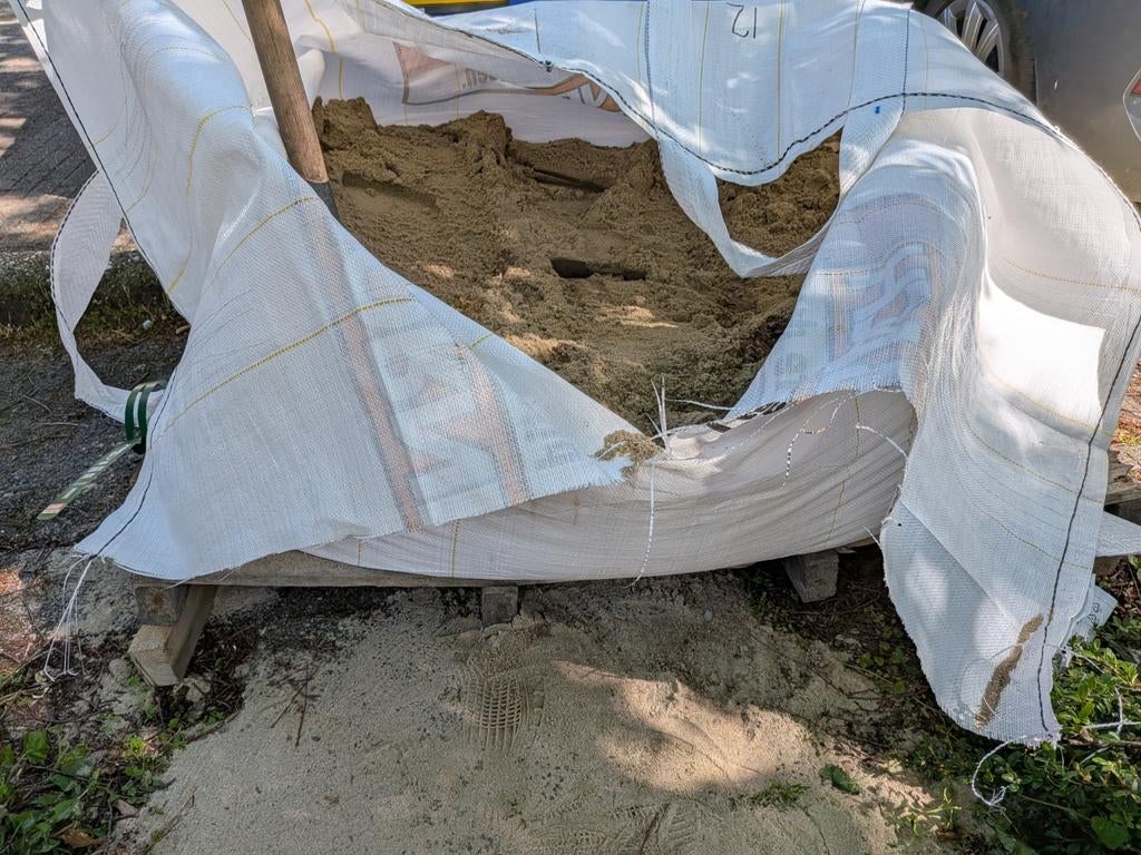 Gratis: zak ophoogzand, Ophalen of Verzenden, Ophoogzand