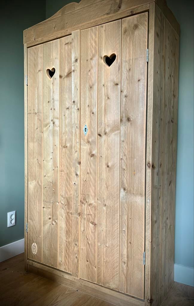 Saartje Prum houten kast en bed (ook los te koop), Ophalen, 50 tot 100 cm, Zo goed als nieuw, 150 tot 200 cm