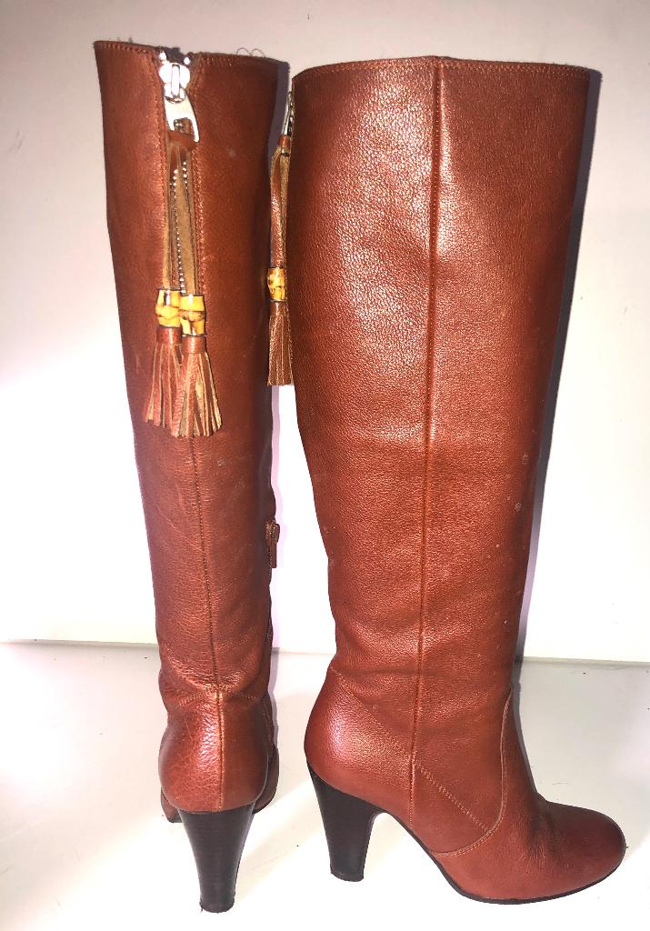 Frida cognac geheel leder laarzen maat 36, Kleding | Dames, Schoenen, Hoge laarzen, Frida, Bruin, Ophalen of Verzenden