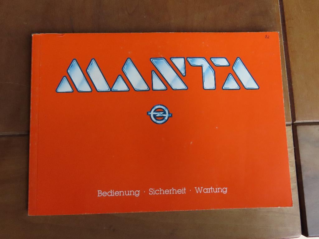 Instructieboek Opel Manta, Manta CC, Manta GT/E 1982, Ophalen of Verzenden
