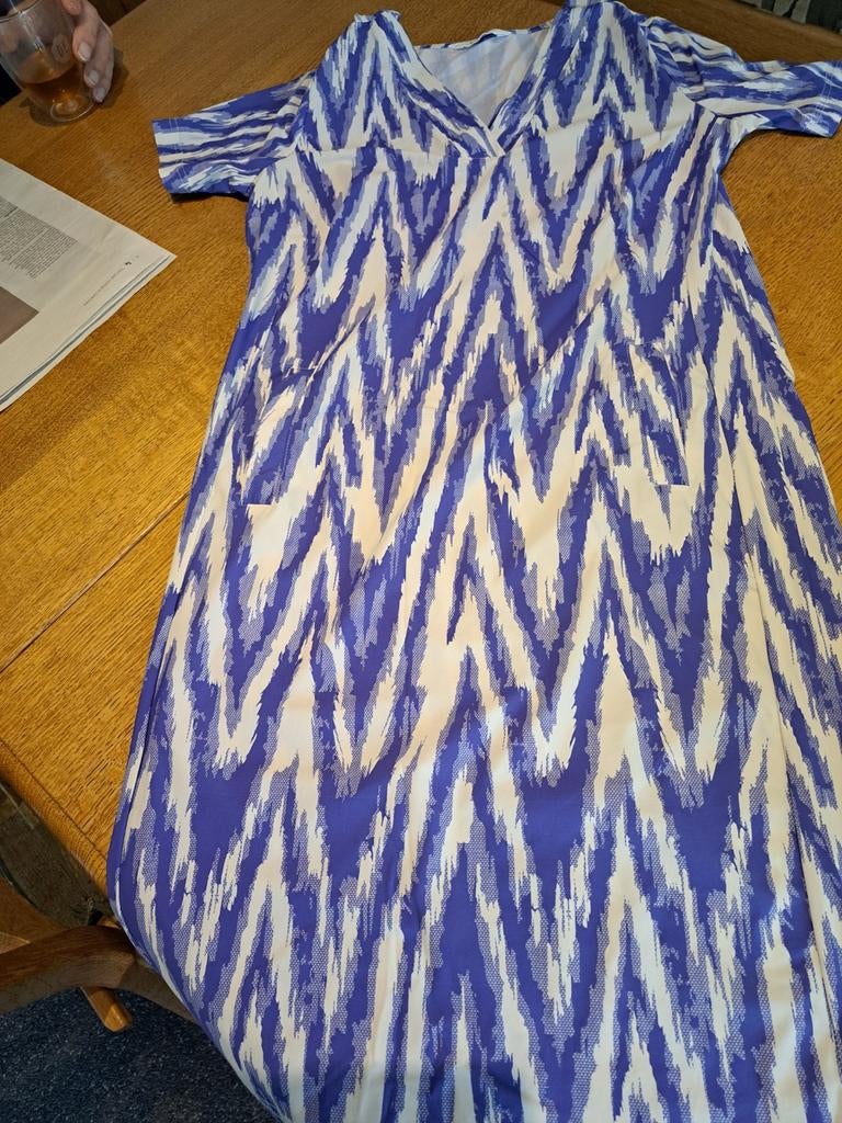 Jurk maat m, Maat 38/40 (M), Blauw, Ophalen of Verzenden, Zo goed als nieuw