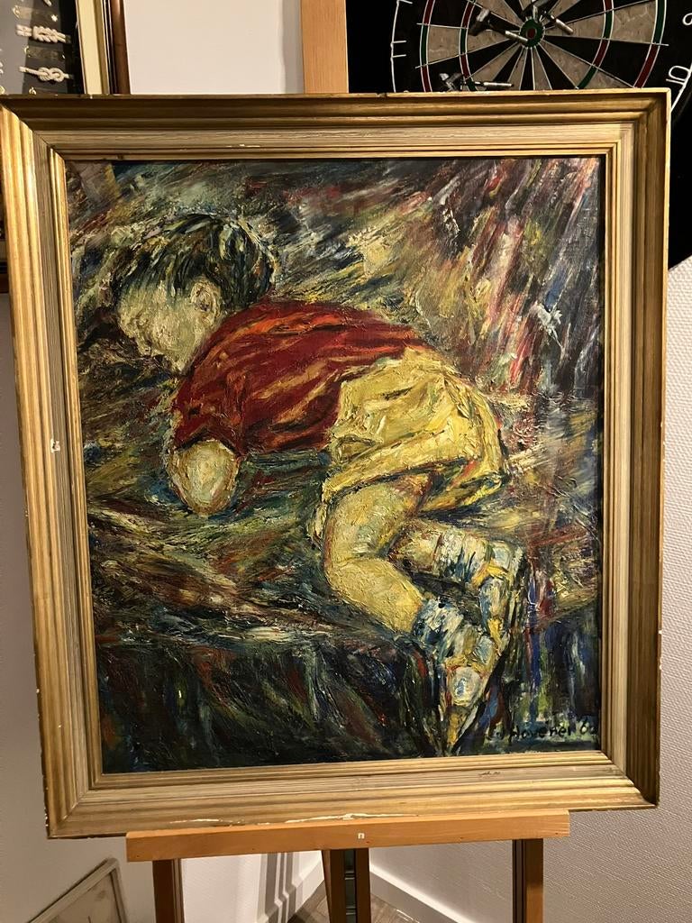 Schilderij van Jan Hovener 1960, Ophalen