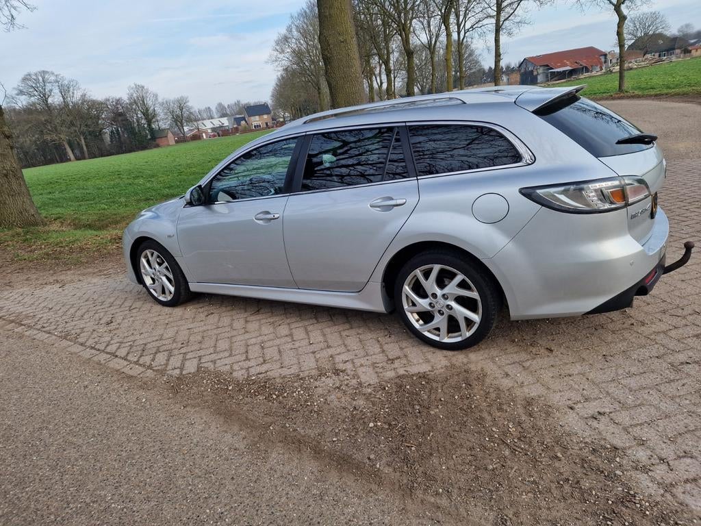 Mazda 6 2.5 Sportbreak 2008 Grijs, Auto's, Mazda, 4 cilinders, Origineel Nederlands, Handgeschakeld, Particulier