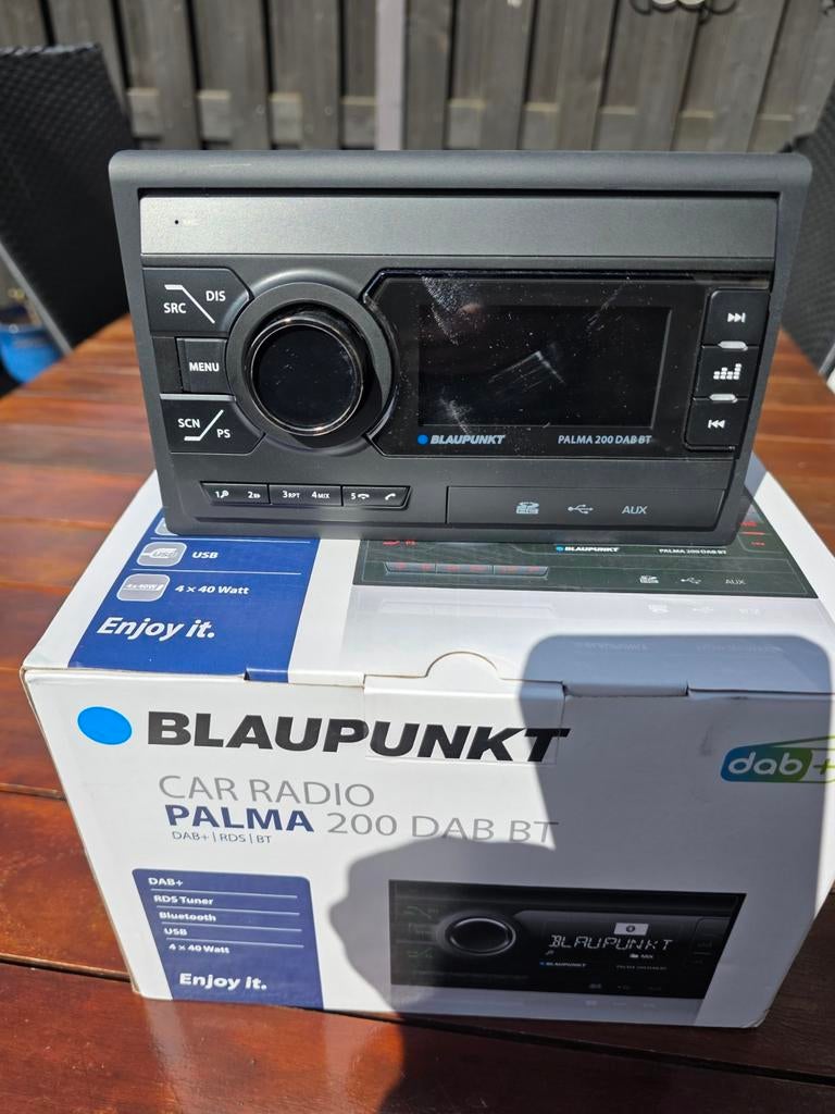Zgan palma 200 dab, Ophalen, Zo goed als nieuw, Blaupunkt, Nvt