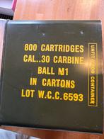 US Munitieblik .30 M1 Carabine., Verzamelen, Ophalen of Verzenden, Amerika