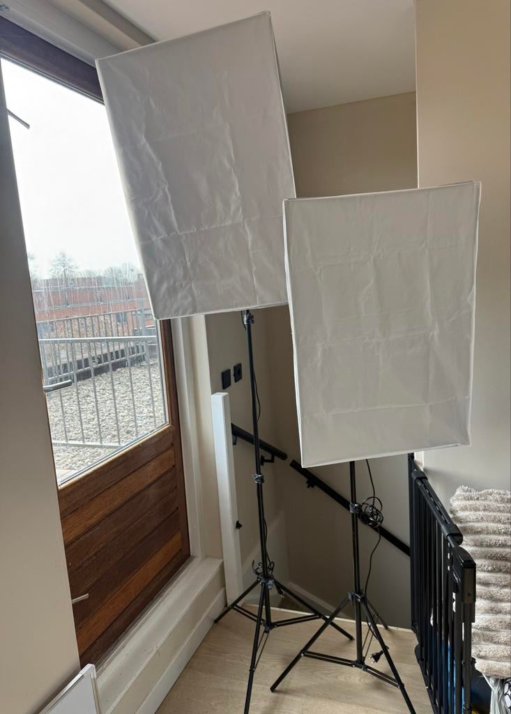 Softbox lampen daglicht, Ophalen, Gebruikt, Lamp of Flitsset