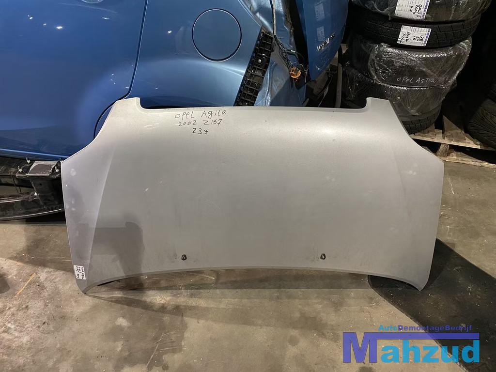 Opel Agila A grijs motorkap Z157 2000 - 2007, Gebruikt, Opel Automobile GmbH, Ophalen of Verzenden, Kontakt@opel-infoservice.de