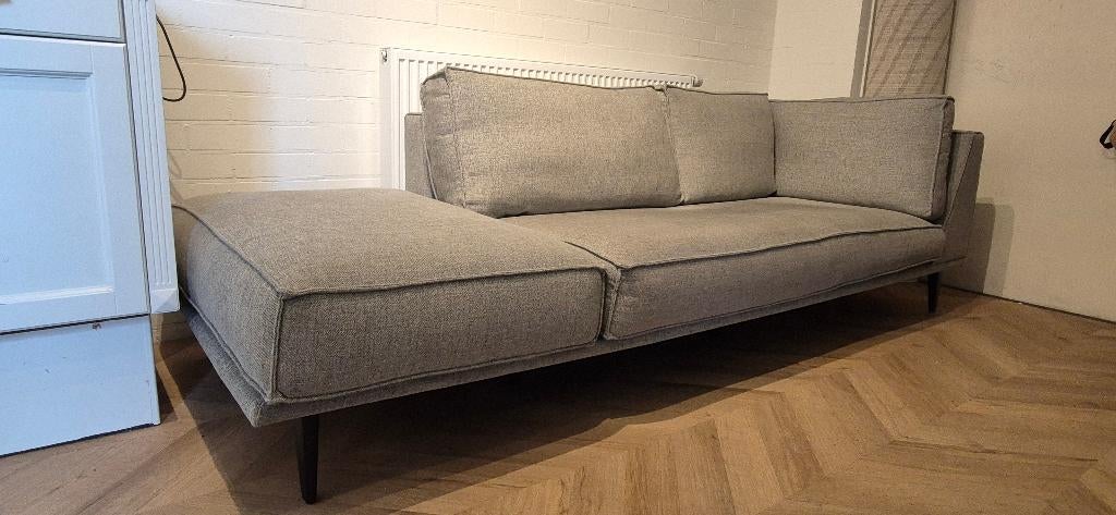 Bank met loungegedeelte, Ophalen, Gebruikt, Vierpersoons of meer, Stof