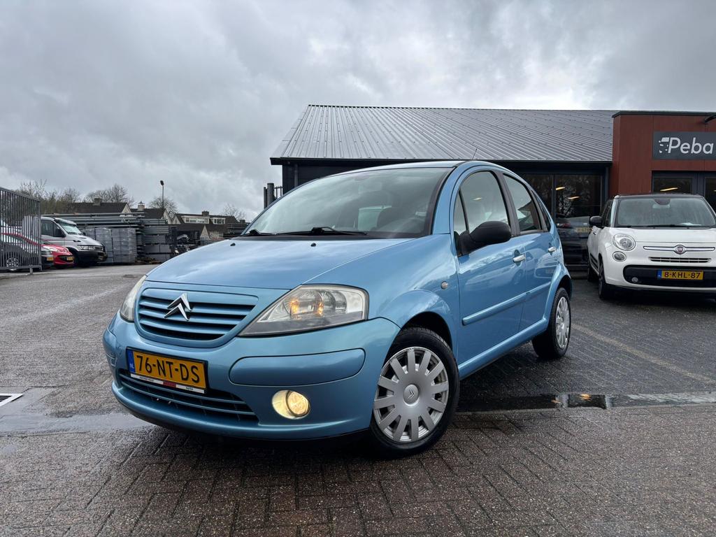 Citroën C3 1.4 I 2004 Exclusive/Airco/Cruise Control., Auto's, Citroën, Voorwielaandrijving, Blauw, Origineel Nederlands, Bedrijf