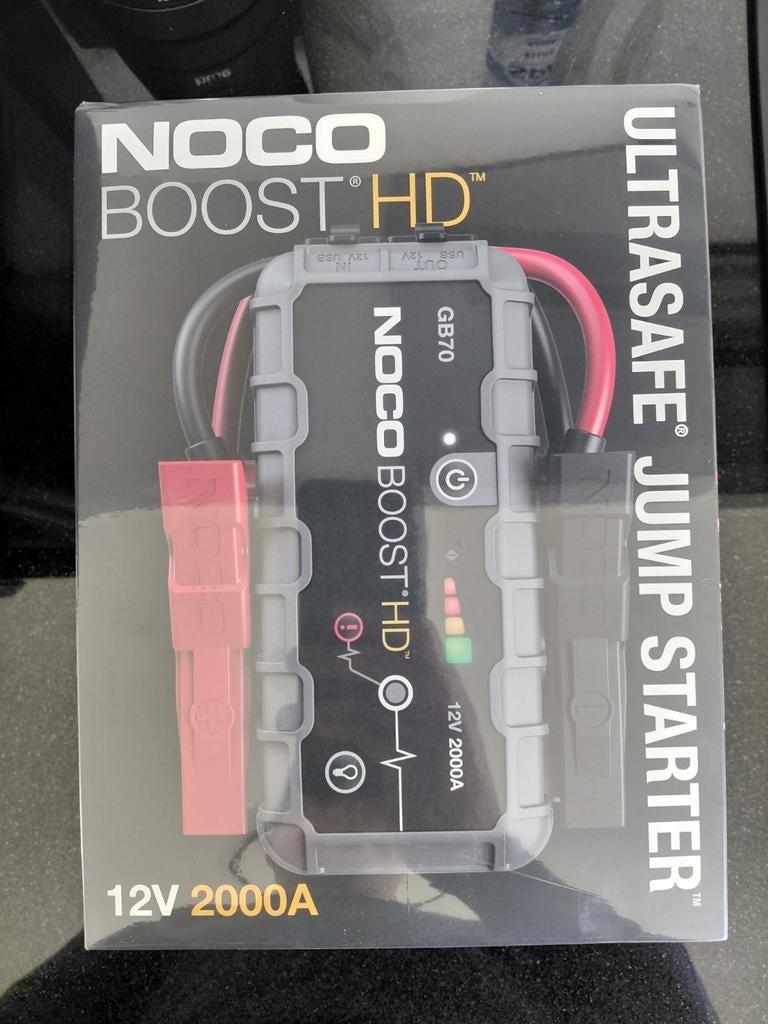 NOCO Boost HD GB70 Jumpstarter – 12V 2000A – Nieuw & geseald, Auto diversen, Jumpstarters, Ophalen of Verzenden, Nieuw