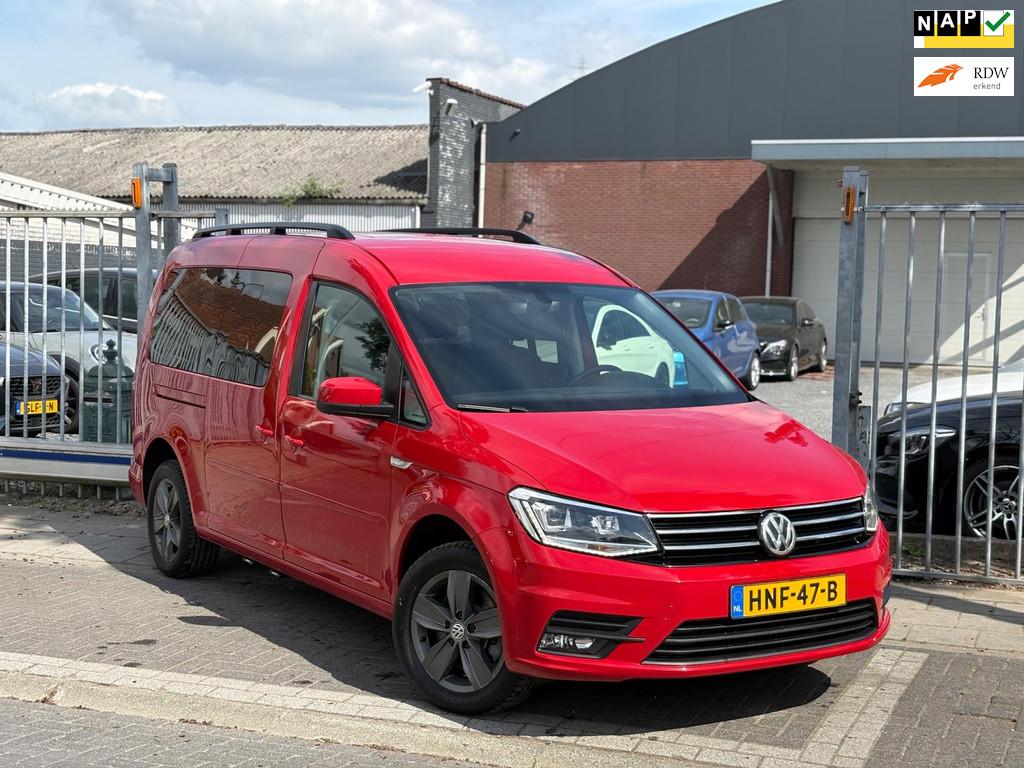 Volkswagen Caddy Maxi 1.4 TSI Highline | Rolstoelauto | Rols, Auto's, Gebruikt, 7 stoelen, Leder, Geïmporteerd