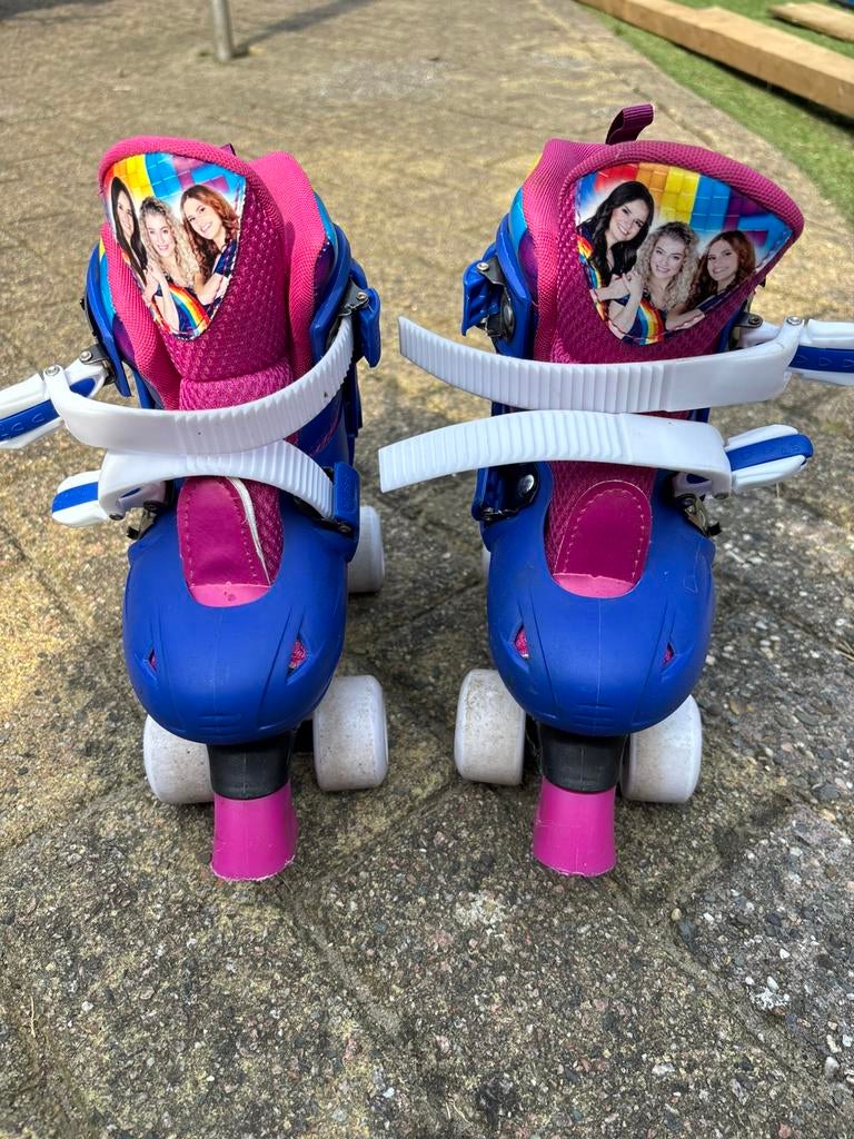 Rolschaatsen K3 maat 34-37, Kinderen en Baby's, Speelgoed | Buiten | Rolschaatsen, Ophalen, Verstelbaar, Zo goed als nieuw