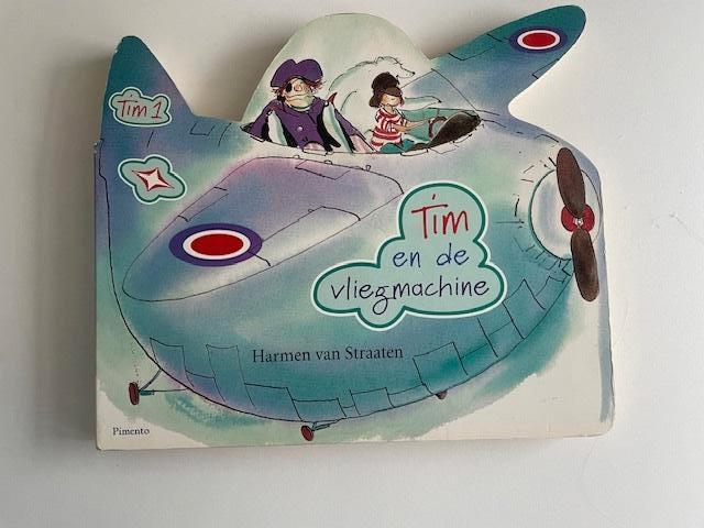 Tim en de vliegmachine. Harmen van Straaten. Kartonboek., Ophalen, Zo goed als nieuw, Harmen van Straaten, 2 tot 3 jaar