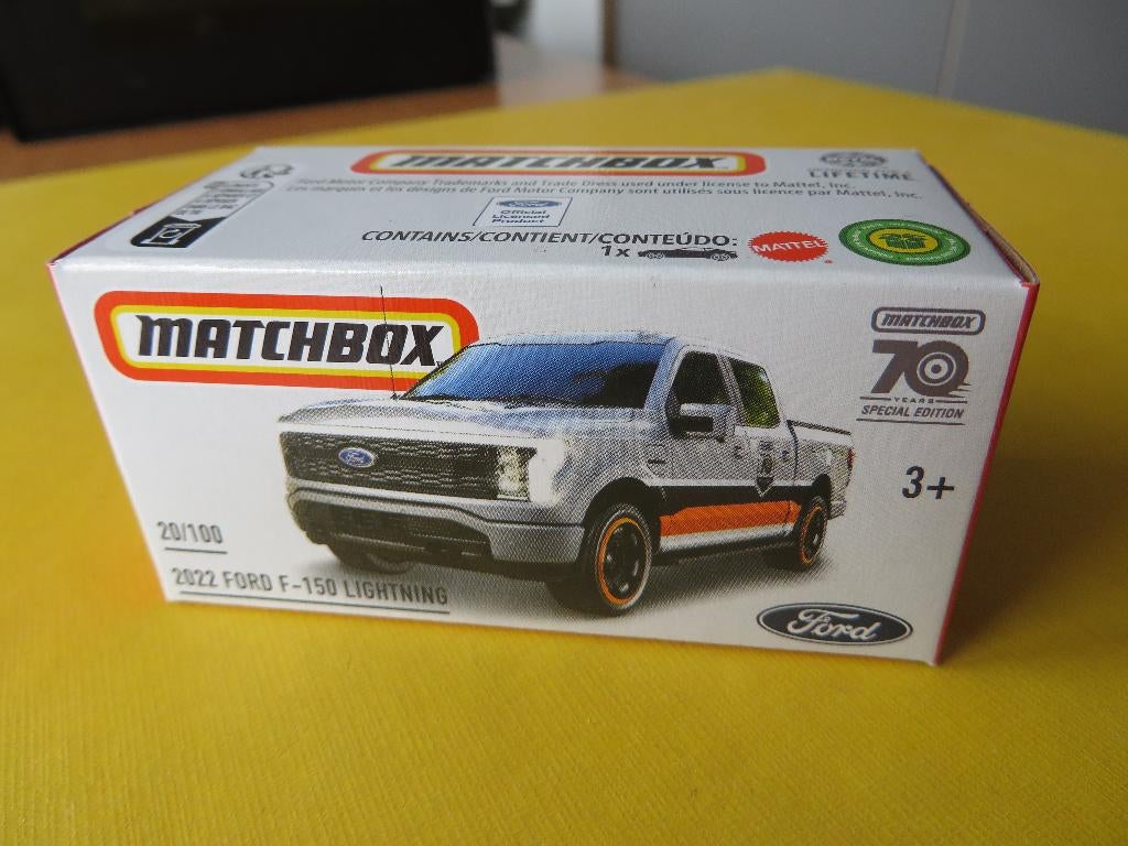 Matchbox Ford F-150 Pickup 2022 Lightning, Ophalen of Verzenden, Nieuw, Auto
