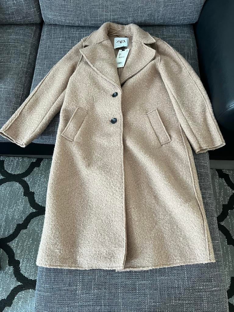 Zara jas helemaal nieuw, Ophalen of Verzenden, Nieuw, Maat 34 (XS) of kleiner, Beige